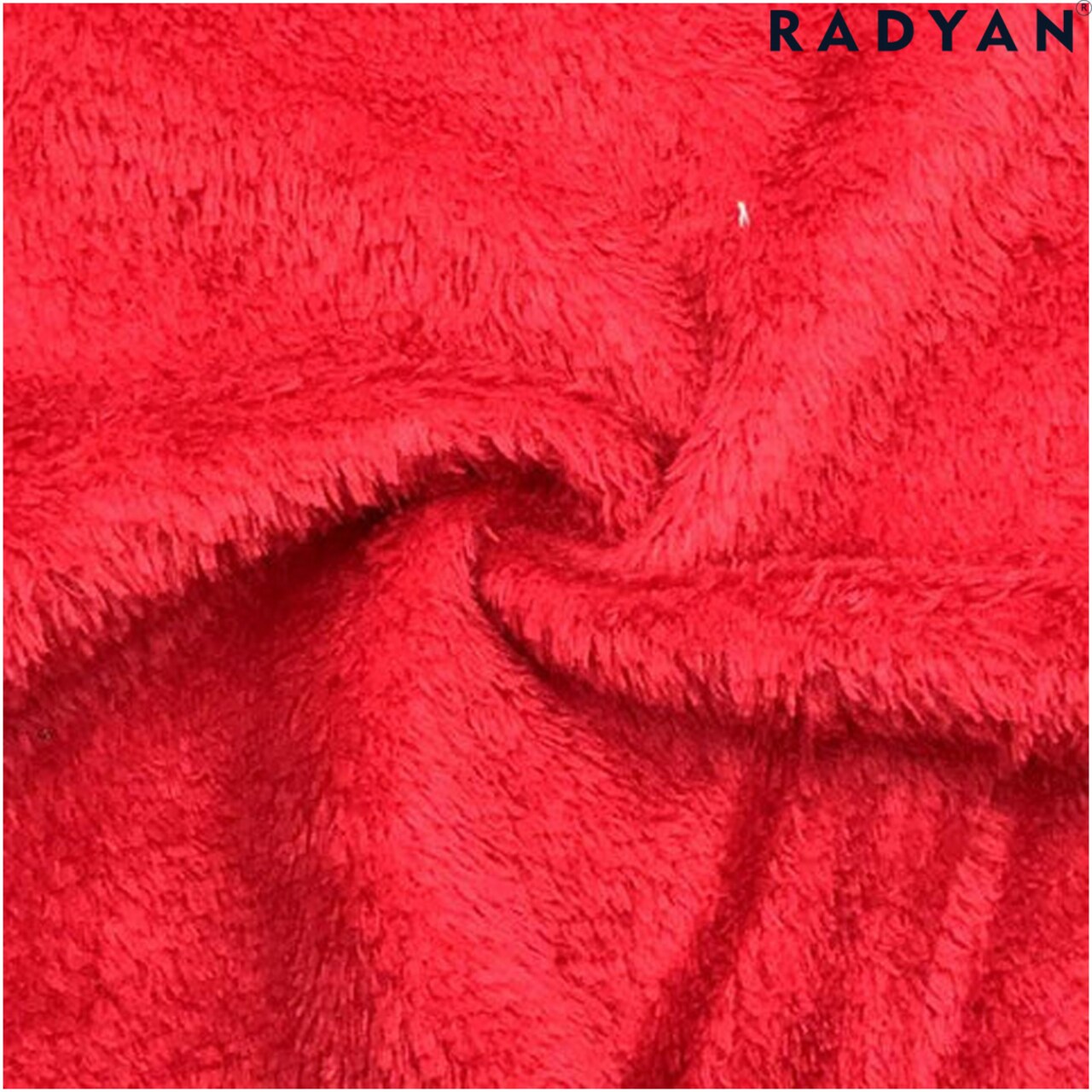 1 Yard Coral Micro Denier Fleece Soft Stretch Performance Layer Fabric 58/60 Inch Width